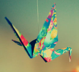 журавлик оригами