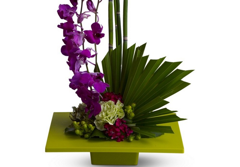 сиреневая икебана