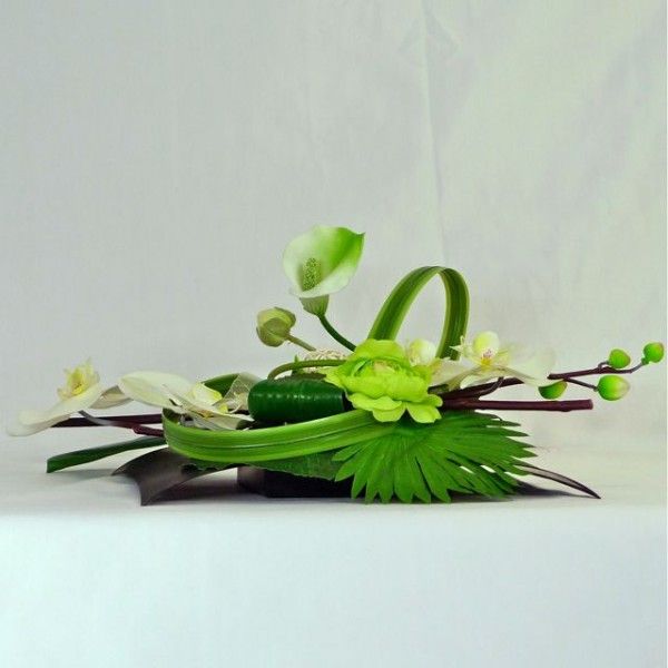 зеленая икебана