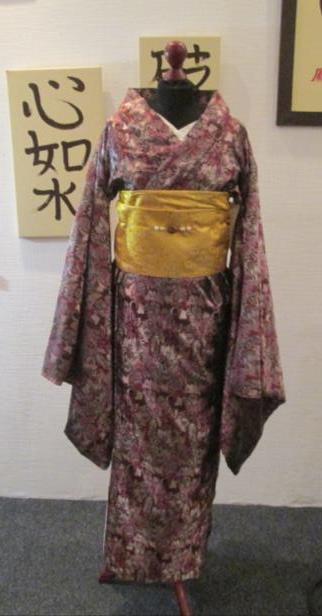 коричневое кимоно