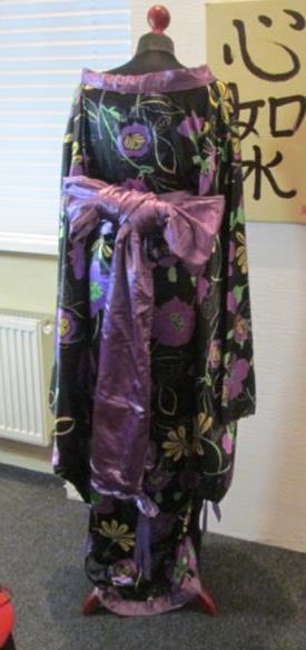 кимоно сереневое