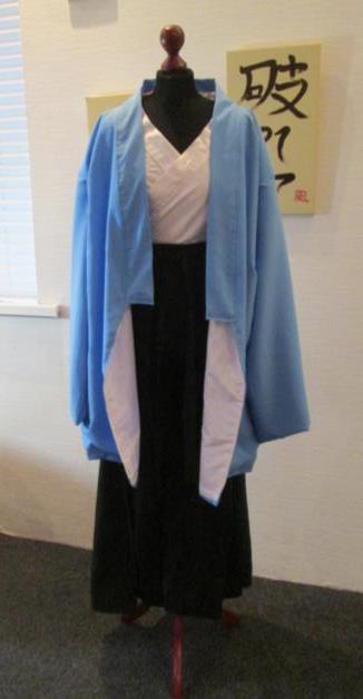 мужское кимоно синие