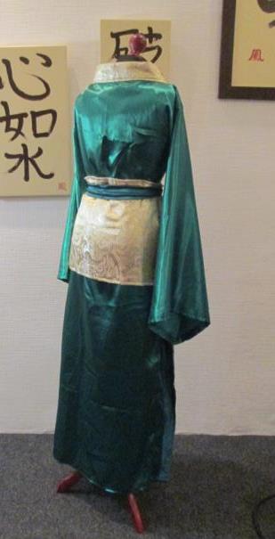 зеленое кимоно