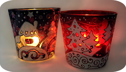 Роспись подсвечников