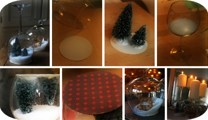 новогодние подсвечники