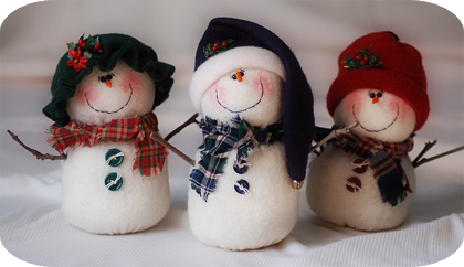 снеговики мастер-класс