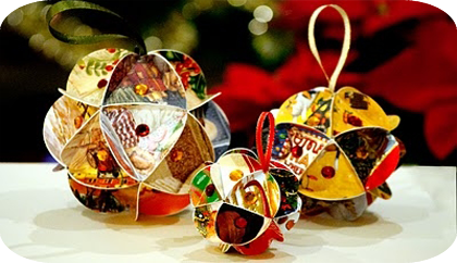 новогодняя кусудама