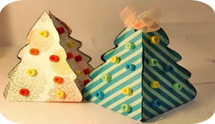 упаковка в форме елки