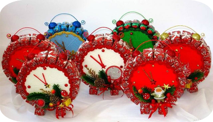 куранты из конфет