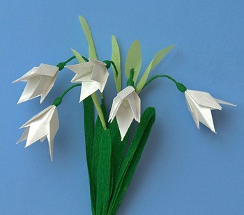 оригами тюльпан