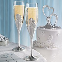 свпадебные бокалы