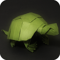 оригами черепаха