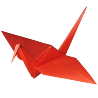 оригами журавль