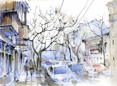 Солнце над крышами