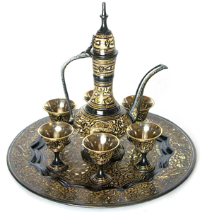 Сервиз бронзовый 003
