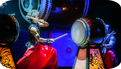 японские барабанщики